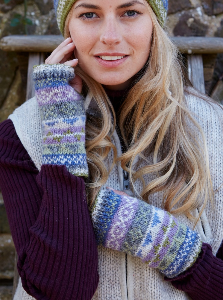 Olive Cromerty Handwarmers Olive Cromerty Wristwarmers