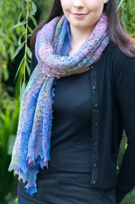 Lambswool Lacy Square Shawl